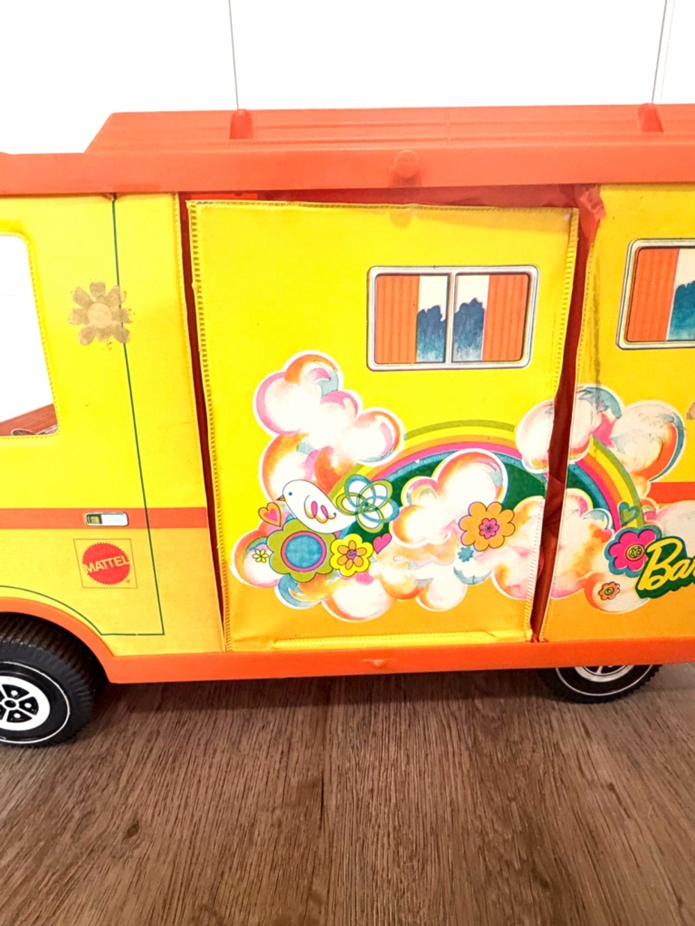 1970 Vintage Mattel Barbie Country Camper RV Wagon Pop out tent